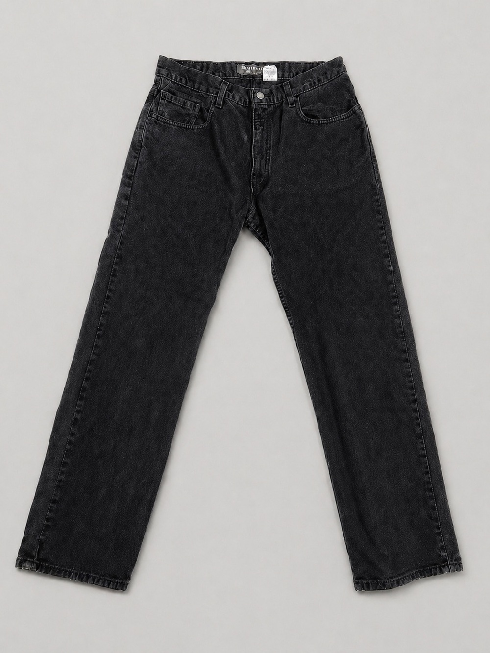 VTG Levi's SilverTab Relaxed Fit Black Denim Jeans Made In USA 90s 33X32 Fits 32